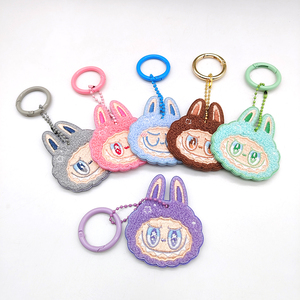 YYXカスタムかわいいペンダントBoobooアニメテリー布刺繍キータグキーチェーン - Product Image 5
