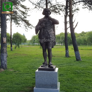 Outdoor Life Size Matel Bronze Statue William <strong>Shakespeare</strong> Sculpture for Home Decoration - Product Image 1