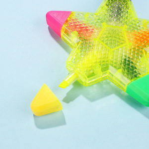 Sáng Tạo Mới Lạ Quà Tặng Khuyến Mãi <span class=keywords><strong>Highlighter</strong></span> Bút Đánh Dấu Hình Ngôi Sao 5 Màu Sắc Trong 1 - Product Image 5