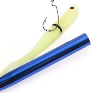 Wacky Worm Tool with 100 Wacky O-Rings for Wacky Rigging Plastic <strong>Senko</strong> Style Worms - Product Image 6