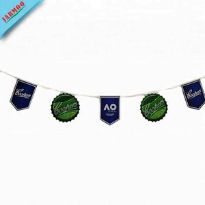 Banderas publicitarias y banderas Banderines de plástico Tamaño personalizado 25m Banderines de cuerda personalizados - Product Image 2