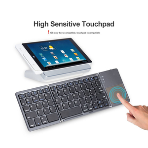 Portable Wireless <strong>Bluetooth</strong> <strong>Keyboard</strong> Touchpad Full Size Foldable Design for Multi-Device Multi-System Travel <strong>Use</strong> New Product - Product Image 2