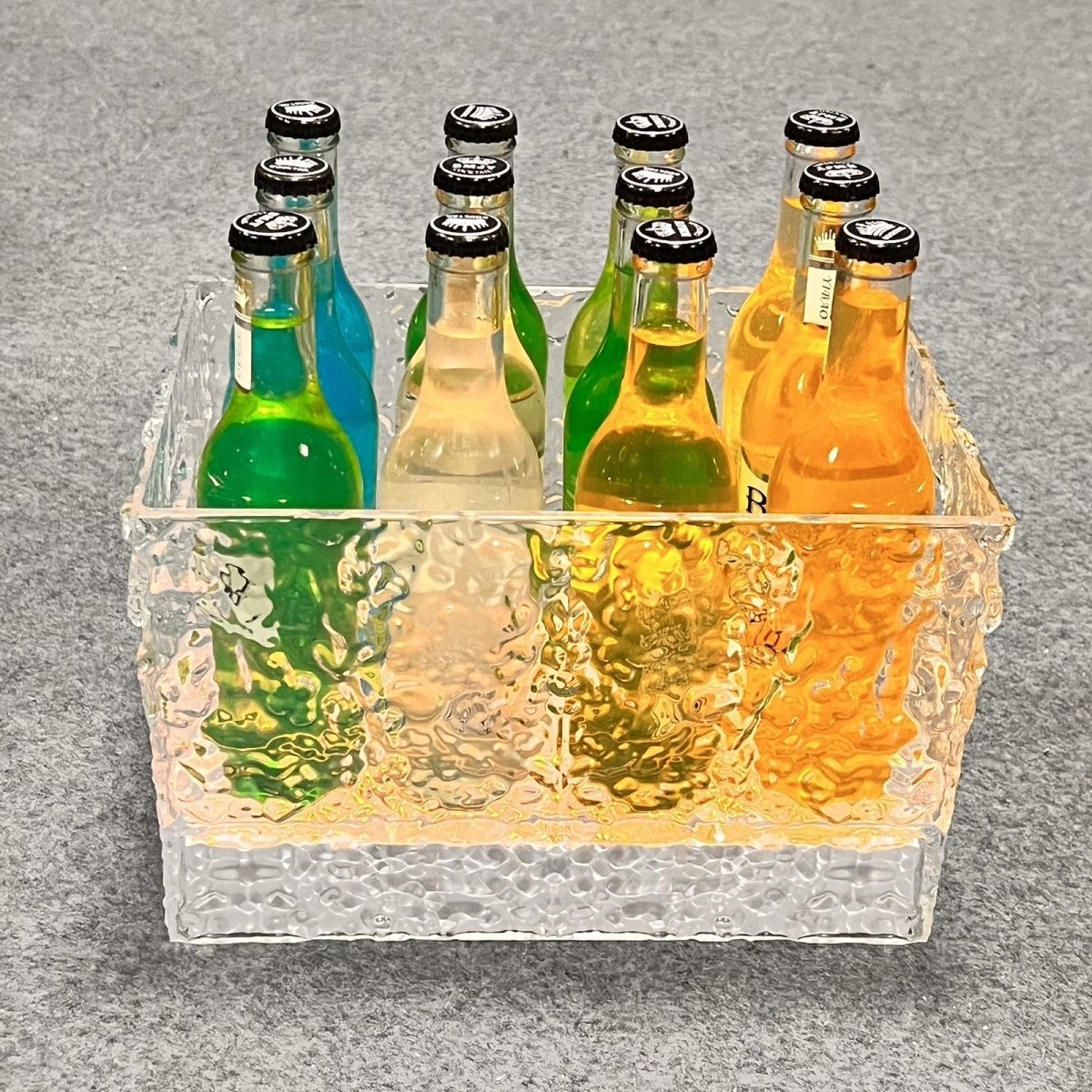12 Bottles - Ice Texture (RGB Color Changing)