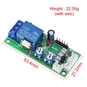 調整可能な12V振動モジュール振動センサーリレースイッチモジュールボード - Product Image 4