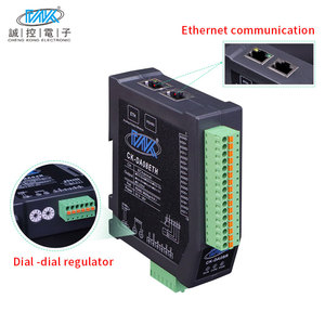 Salida analógica de 8 canales y salida digital de 12 bits PLC Modbus TCP Data Industrial Ethernet Remote IO Module