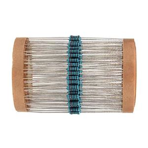 Resistores de filme metálico, 1/4w 1r 10r 100r 1k 10k 100k 1m 1% 5000 pçs/caixa