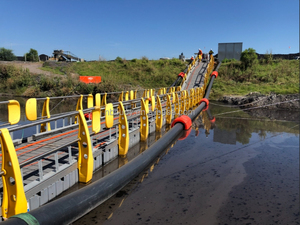 Flotadores modulares de sistemas de tuberías flotantes HDPE resistentes equipados para proyectos de dragado de relaves mineros - Product Image 2