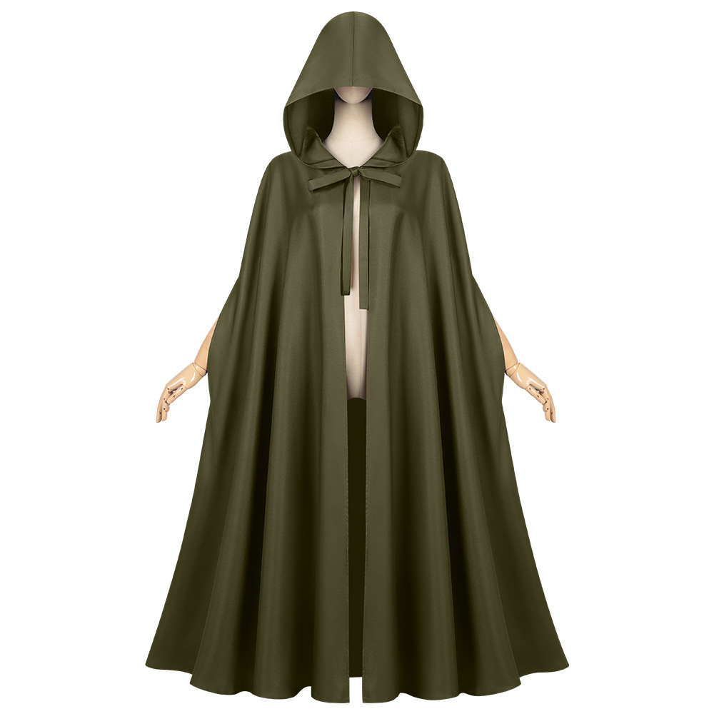 25228 manteau médiéval vert armée