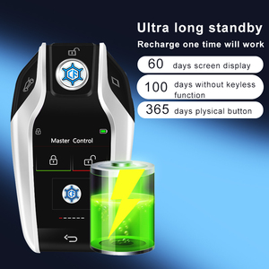 2024 evrensel anahtarsız giriş sistemi PKE uzaktan kumanda akıllı araba lcd anahtar otomatik dokunmatik ekran ile tüm araç için - Product Image 3