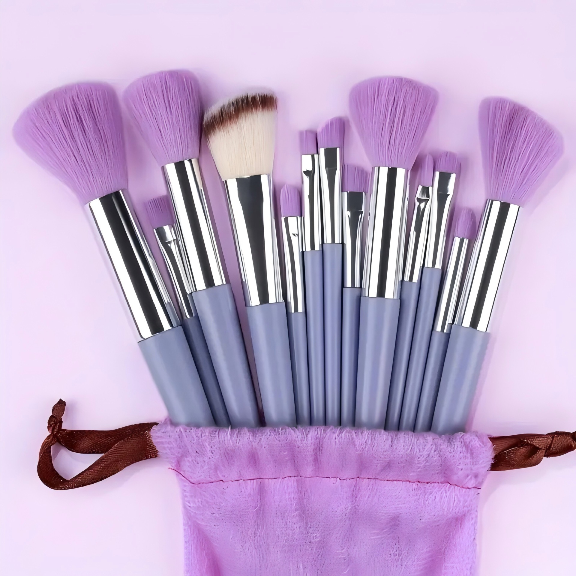 Sac en flanelle violet 13