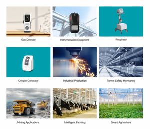 传感器制造商O2传感器Co \ o2 \ nh3 \ h2s \ no2 \ co2 \ h2 \ hcho \ o3传感器模块 - Product Image 6