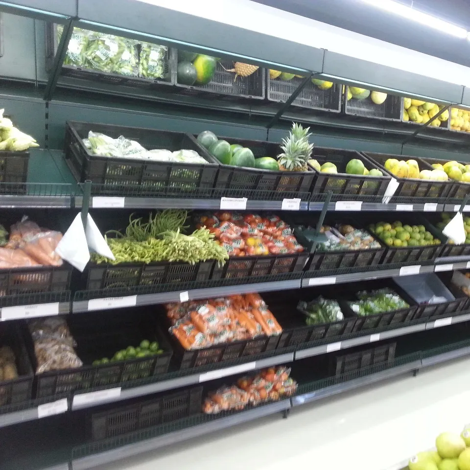 Su misura di Frutta E Verdura Cremagliera Cater di Generi Alimentari e Supermercato