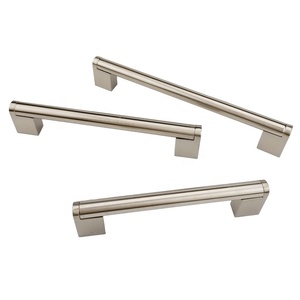 Medas nhôm hợp kim cửa nhà bếp xử lý tủ xử lý ngăn kéo knobs tủ quần áo nhà máy bán buôn chải phần cứng hiện đại - Product Image 2