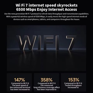 เราเตอร์ Wi-Fi 7 2.5g Mi quad-core ของแท้ BE6500เครื่องเร่งเกม IPTV OFDMA เครื่องขยายสัญญาณสำหรับ Xiaomi SMART - Product Image 2