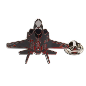 Cá nhân hoá biểu tượng tùy chỉnh tùy chỉnh giá tốt kim loại huy chương men cứng đầy máy bay trẻ em ly hợp máy bay ve áo Pin - Product Image 5