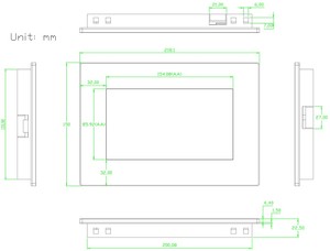 Nextion 7 Zoll LCD-Display 800 * 480 Nextion HMI Resistiver Touchscreen NX8048K070-011C Modul nextion-Display
