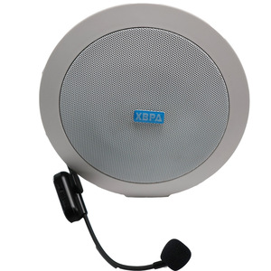 Speaker with Wireless Microphone/IP <strong>Network</strong> Ceiling Speaker with 2.4G Wireless Microphone for Guide Meeting Room Teacher Use - Product Image 4
