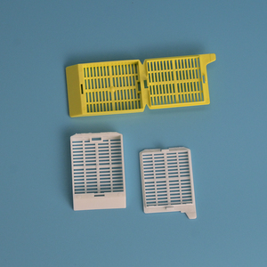 Chất lượng cao Med phòng thí nghiệm Nguồn cung cấp mô học 45 ° góc đánh dấu khu vực Dải Lỗ Nhúng Cassette với kèm theo nắp - Product Image 5