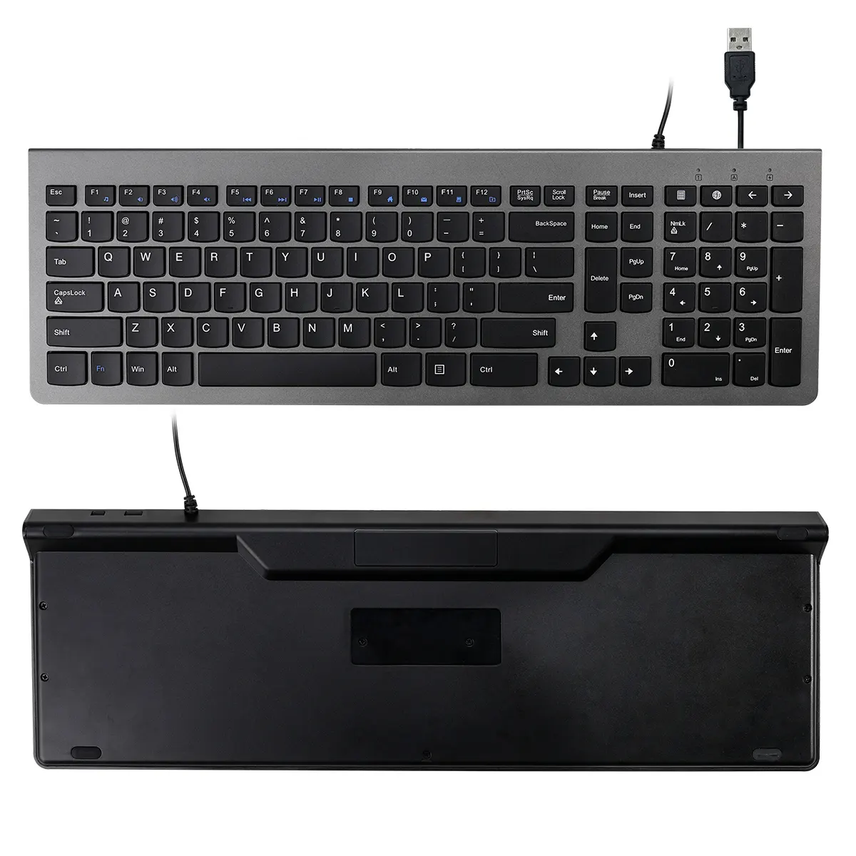 Combinazione di tastiera e Mouse cablati Bluetooth da 2.4 Ghz per l'home Office 108 tasti Qwerty Azerty arabo.