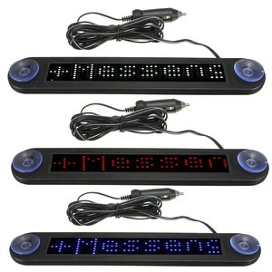 リモコン12V LED赤プログラム可能スクロールメッセージサイン表示パネル車と店の広告バースクリーン工場用 - Product Image 5