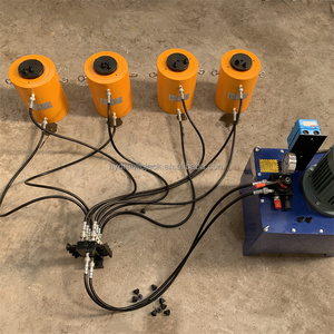 Synchronous Lifting <strong>Double</strong> Acting Hydraulic Jack Moving for Synchronous Press Machine, Horizontally Move <strong>Load</strong>