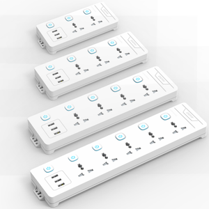 US Plug Universal Standard Outlets <strong>2</strong> Way with <strong>3</strong> USB Ports <strong>Multi</strong> <strong>Functional</strong> Power Extension <strong>Sockets</strong> Power Strip - Product Image 6