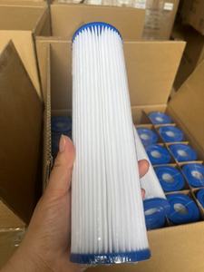10英寸20英寸PP褶PES过滤器，0.1 0.2 1微米，用于葡萄酒过滤沉淀物筒式过滤器 - Product Image 4