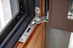 NUOXIN Entrega rápida Ventanas de acristalamiento de baja emisividad Alemania Hardware Ventanas que se abren con manivela Ventana abatible de aluminio
