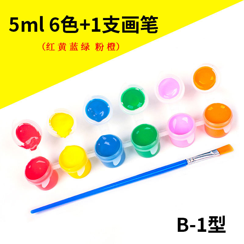 5ML, 6 colori + 1 penna (modello C)