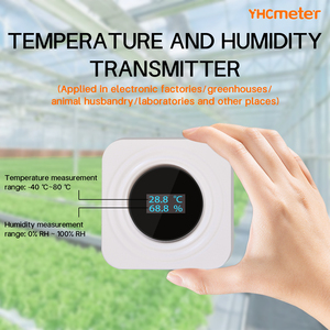 Termómetro de temperatura y humedad con pantalla digital para exteriores RS485 Modbus RTU Sensor Material plástico OEM y ODM compatibles - Product Image 3