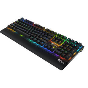 Escritorios árabe abrazadera de metal a4tech en el teclado rojo cereza mx azul micro interruptor bandeja clavier sans fil azerty touchpad teclas - Product Image 3