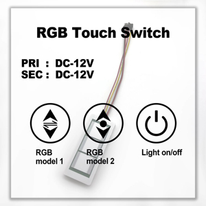 Almohadilla desempañadora RGB de 12V, módulo de Sensor táctil LED para espejo, atenuación continua, interruptor de Control de tres botones, interruptores inductivos - Product Image 3