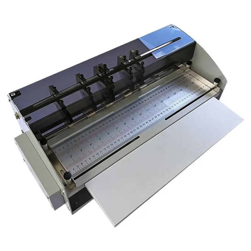 Электрическая многофункциональная машина для сгибания и перфорации бумаги H500 С Ручным Устройством Для подачи бумаги и перфоратором