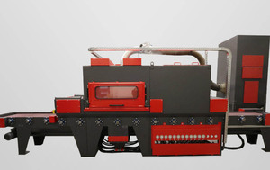 Gute Qualität Drahtgitter band förderer Abrator Kugel strahl-/Blaster maschine mit automatischer Produktions linie zum Be-und Entladen - Product Image 3