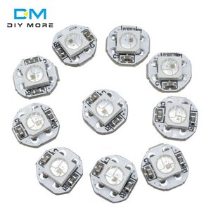 10PCS WS2812B Addressable <strong>LED</strong> Pixel Light SMD 5050 RGB SMD on Heat Sink PCB Board <strong>LED</strong> Module Pixels Light 5V DC - Product Image 3