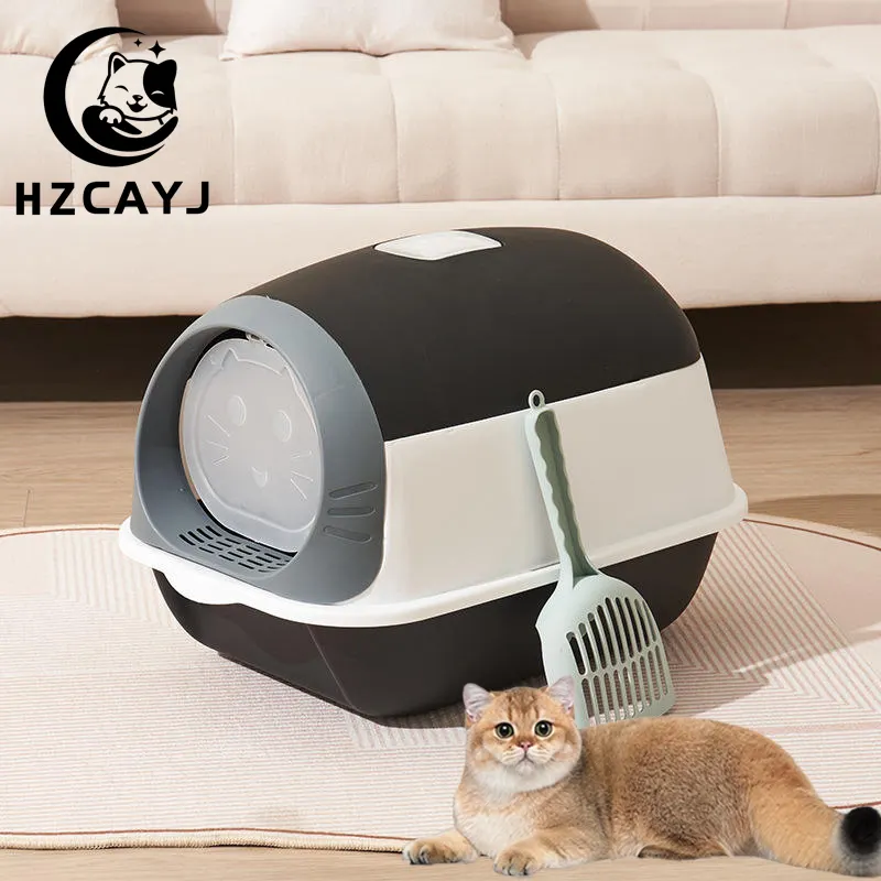 Ekstra büyük kum kabı kedi kapalı kedi kum kabı koleksiyonu kedi tuvalet