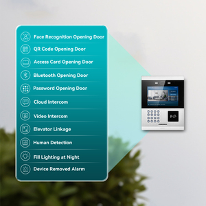 LEELEN control de acceso villa impermeabile riconoscimento facciale di sicurezza citofono videocitofono 2 fili tuya smart wifi campanello - Product Image 2