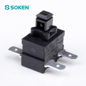 SOKEN rettangolare pcb push button switch 250v 16a PS23-16-2C 2 pole - Product Image 2