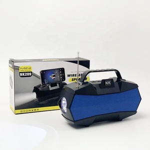 NK209 With Music Speaker Solar Energy <strong>Systems</strong> 2 in 1 Blutooths Solar Powered Emergency Led Flashlight Speaker With Solar Panel - Product Image 2