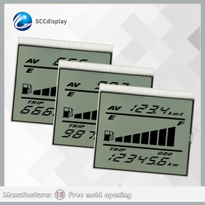 Personalizzato 7 segmento Display di piccole dimensioni strumenti moto qualità monocromatico modulo LCD penna segmento schermo SJXDGW038 - Product Image 2