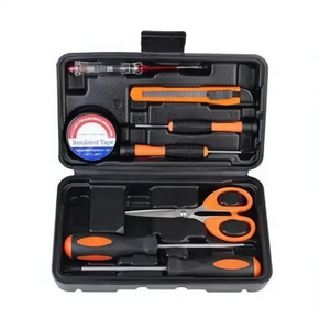 Çok fonksiyonlu 9 adet mekanik elektrikli el aletleri seti donanım araç ev alet takımı - Product Image 1