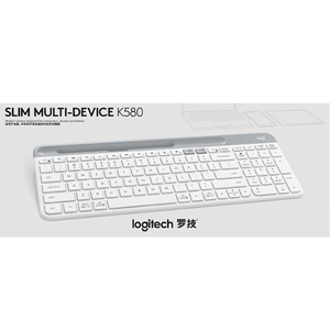 Teclado de oficina para computadora portátil Original Logitech K580 Teclado ultrafino silencioso inalámbrico para tableta de teléfono - Product Image 6