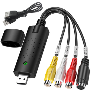 Easycap RCA için taşınabilir yakalama kartı USB 2.0 AV kapmak PVC kombinasyonu DVD DVD VCR oyuncular için DVD DV kamera bilgisayar dizüstü - Product Image 1