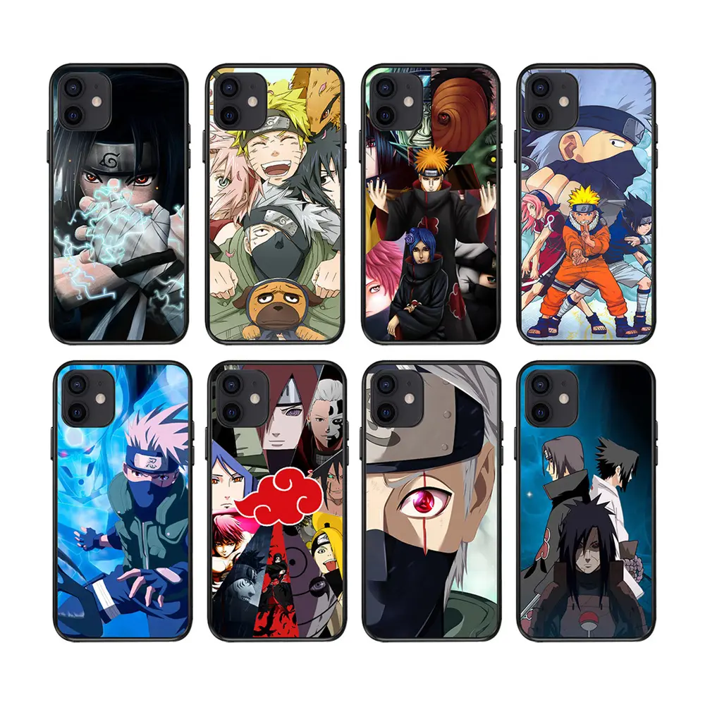 Impresión personalizada Hot Anime Design Png Clear TPU Soft Phone Case para iPhone 12 Pro Funda transparente para iPhone 13 14 pro Max