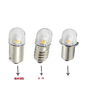 ไฟเตือน LED 1W P13.5S E10ไฟ DC3V ประหยัดพลังงานหลอดไฟ3V 4.5V 6V 12V - Product Image 1