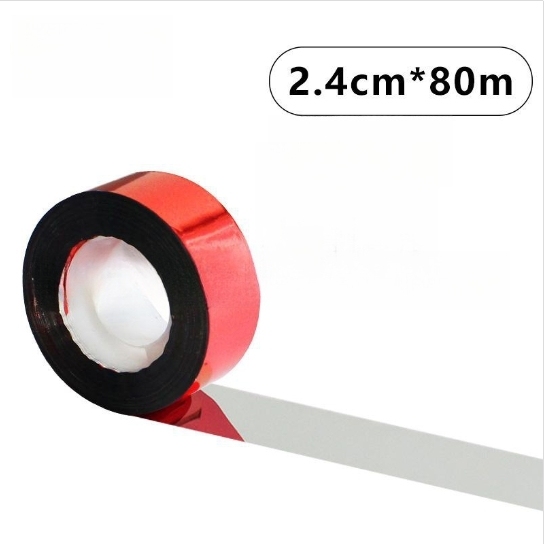 Rojo puro, ancho 2.4cm * largo 80m