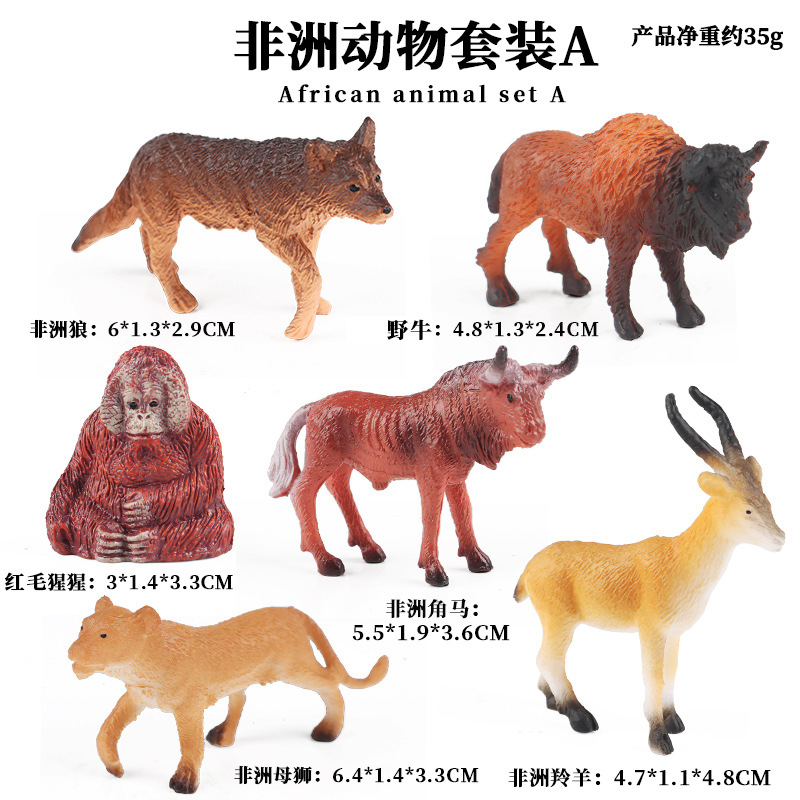 MF Animal africano A (juego de 6)