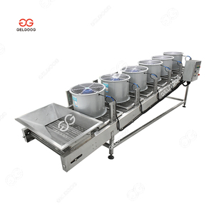 Gelgoog tam otomatik patates cipsi makinesi dondurulmuş fransız saatte kızartma üretim hattı 2000Kg - Product Image 5