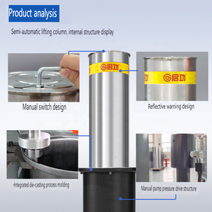 Автоматическая гидравлическая система выдвижных парковочных столбиков для визуального и комплексного управления территорией - Product Image 5