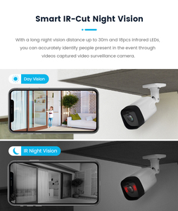 Sistema de cámara de seguridad, kit de cámara de 4, 8 y 16 canales, HD, 1080p, 4MP, 5MP, 8MP, 4ch, 8ch, 16 canales, NVR, POE, 4, 8, 16 canales, sistema de videovigilancia IP - Product Image 5